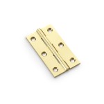 Alexander & Wilks Heavy Pattern Solid Brass Cabinet Butt Hinge 75 x 41mm