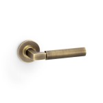 Alexander & Wilks Hurricane Plain Lever on Round Rose