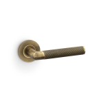 Alexander & Wilks Harrier Knurled Lever on Round Rose