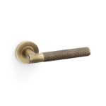 Alexander & Wilks Spitfire Knurled Lever on Round Rose