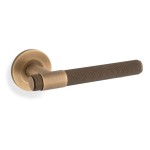 Alexander & Wilks Knurled Kingston Lever on Round Rose