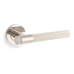 Alexander & Wilks Knurled Kingston Lever on Round Rose