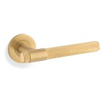 Alexander & Wilks Knurled Kingston Lever on Round Rose