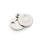 Alexander & Wilks Standard Key Profile Round Escutcheon with Harris Design Cover