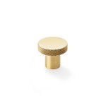 Alexander & Wilks Hanover Knurled Circular Cupboard Knob 30mm Ø