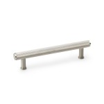 Alexander & Wilks Crispin Knurled T-bar Cupboard Pull Handle 128mm Centre to Centre