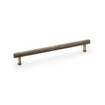 Alexander & Wilks Crispin Reeded T-bar Cupboard Pull Handle 224mm Centre to Centre