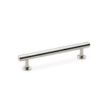 Alexander & Wilks Round T-Bar Cabinet Pull Handle 128mm Centre to Centre