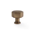 Alexander & Wilks Vesper Hex Cabinet Knob 28 x 33mm