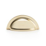 Alexander & Wilks Bardom Ridged Cabinet Cup Pull 92mm length