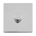 Carlisle Brass Eurolite Concealed 1 Gang 2 Way Push On/Off LED Dimmer