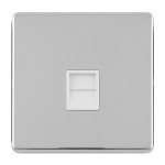 Carlisle Brass Eurolite Concealed 1 Gang Secondary Telephone Line Socket