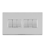 Carlisle Brass Eurolite Concealed 6 Gang 2 Way Rocker Switch