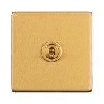 Carlisle Brass Eurolite Concealed 1 Gang 2 Way Toggle Switch