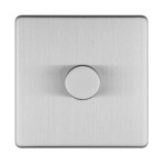 Carlisle Brass Eurolite Concealed 1 Gang 2 Way Push On/Off LED Dimmer