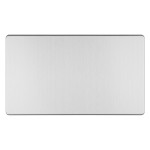 Carlisle Brass Eurolite Concealed 3mm Double Blank Plate