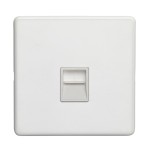 Carlisle Brass Eurolite Concealed 1 Gang Secondary Telephone Line Socket