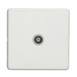 Carlisle Brass Eurolite Concealed 1 Gang Isolated TV Coaxial Socket