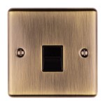 Carlisle Brass Eurolite Enhance Decorative 1 Gang Secondary Telephone Line Socket