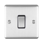 Carlisle Brass Eurolite Enhance Decorative 1 Gang 2 Way 10 Amp Rocker Switch