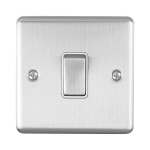 Carlisle Brass Eurolite Enhance Decorative 1 Gang 2 Way 10 Amp Rocker Switch