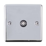 Carlisle Brass Eurolite Enhance Decorative 1 Gang Isolated TV Coaxial Socket