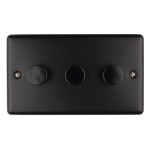 Enhance Decorative 3 Gang 2 Way LED Dimmer Switch (400W)