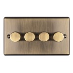 Enhance Decorative 4 Gang 2 Way LED Dimmer Switch (400W)