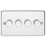 Enhance Decorative 4 Gang 2 Way LED Dimmer Switch (400W)