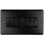 Carlisle Brass Eurolite Enhance Decorative 6 Gang 2 Way Rocker Switch