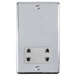 Carlisle Brass Eurolite Enhance Decorative  Shaver Socket Dual Output Voltage 230/115V