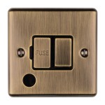 Carlisle Brass Eurolite Enhance Decorative Switched Fuse Spur Unit  with Flex Outlet