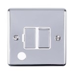 Carlisle Brass Eurolite Enhance Decorative Switched Fuse Spur Unit  with Flex Outlet