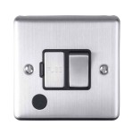 Carlisle Brass Eurolite Enhance Decorative Switched Fuse Spur Unit  with Flex Outlet