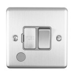 Carlisle Brass Eurolite Enhance Decorative Switched Fuse Spur Unit  with Flex Outlet