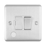 Carlisle Brass Eurolite Enhance Decorative Switched Fuse Spur Unit  with Flex Outlet