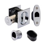 M Marcus Heritage Brass Tubular Lock with Square Privacy Turn & Release