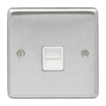 Carlisle Brass Eurolite Stainless Steel Range Round Edge 1 Gang Master Telephone Line Socket