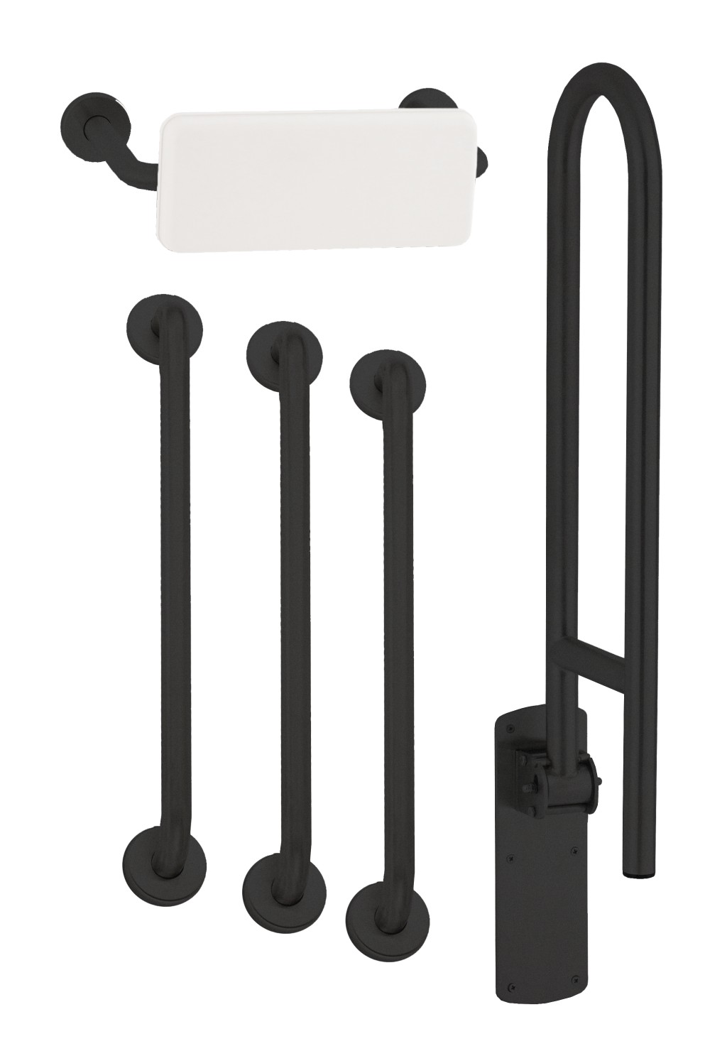 Matt Black Antimicrobial Eco-Friendly Doc M Pack: 5 Piece