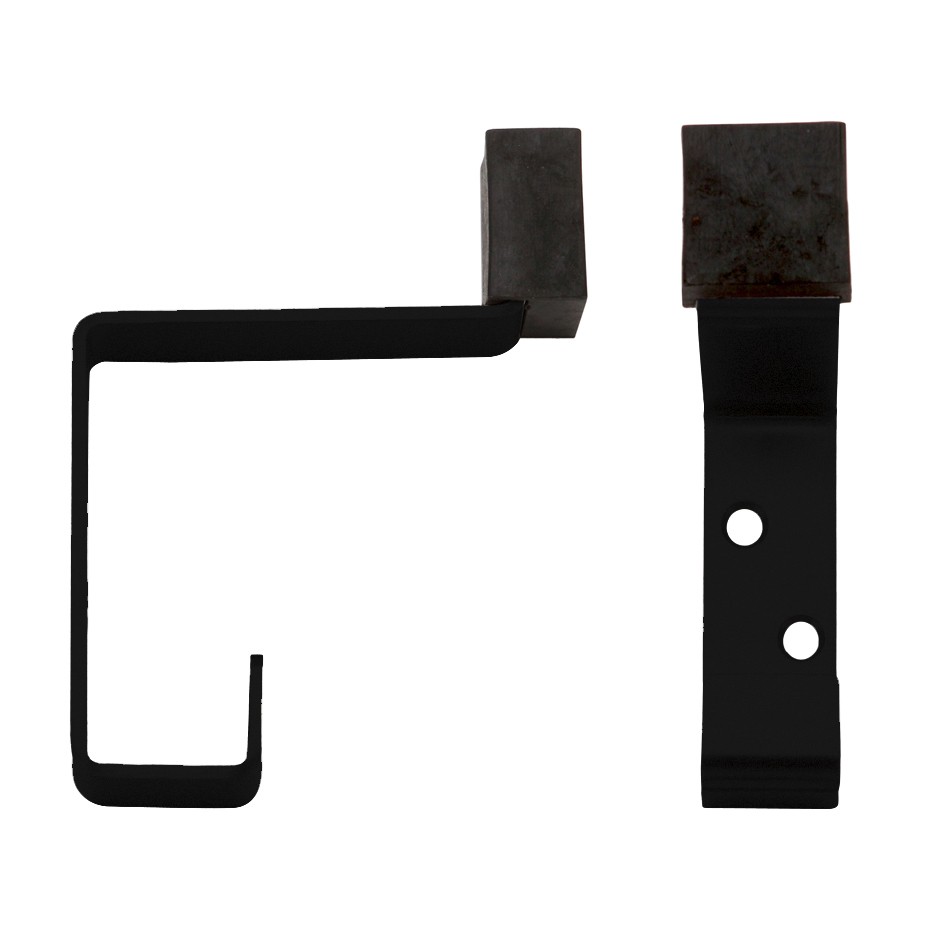 Matt Black Antimicrobial Eco-Friendly Buffered Hat & Coat Hook