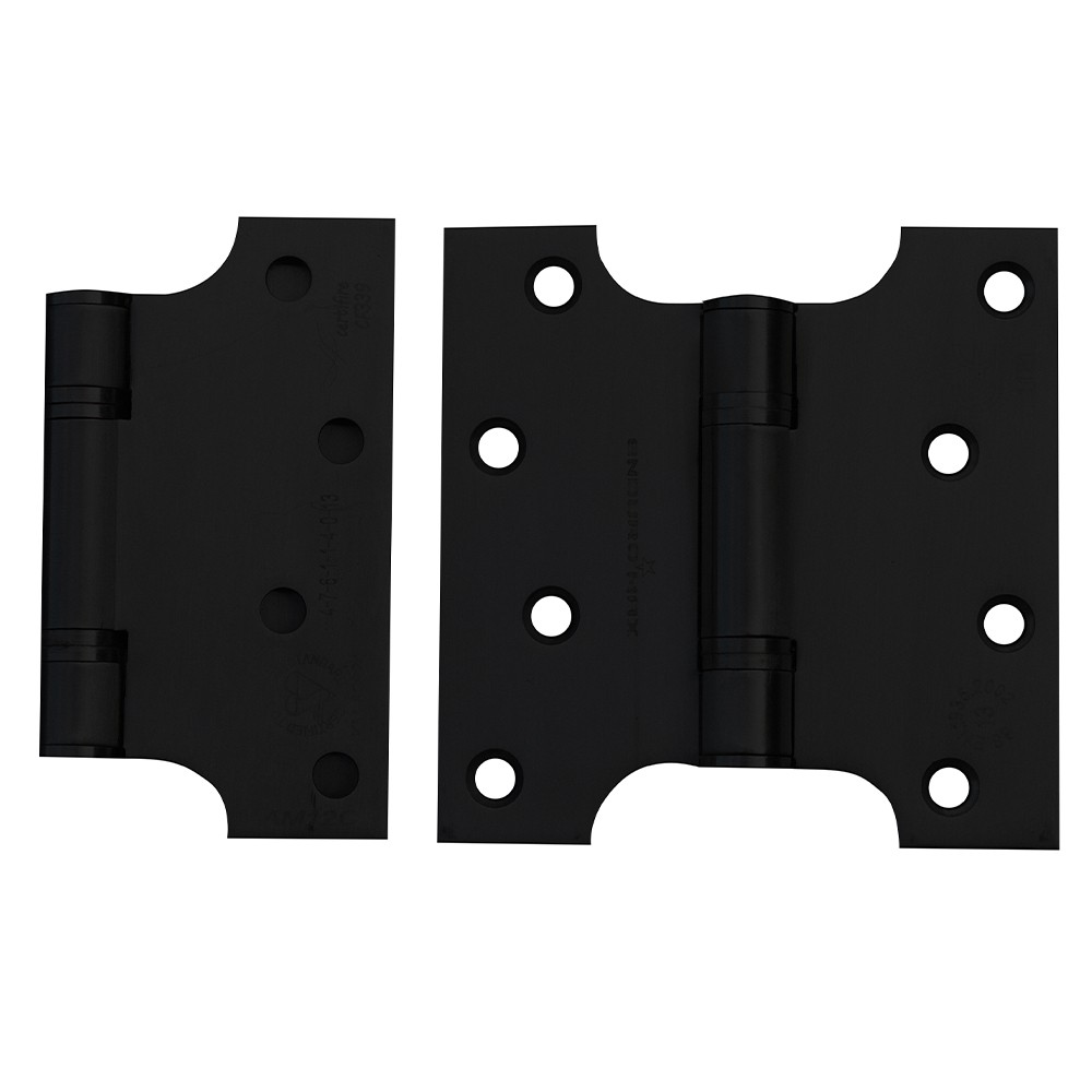 Matt Black EnduroMax Heavy Duty Parliament Hinges – Various sizes