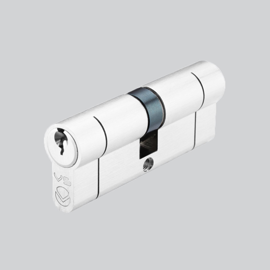 Matt White Antimicrobial Eco-Friendly Euro Profile Double Cylinders (K&K) – Keyed to Differ