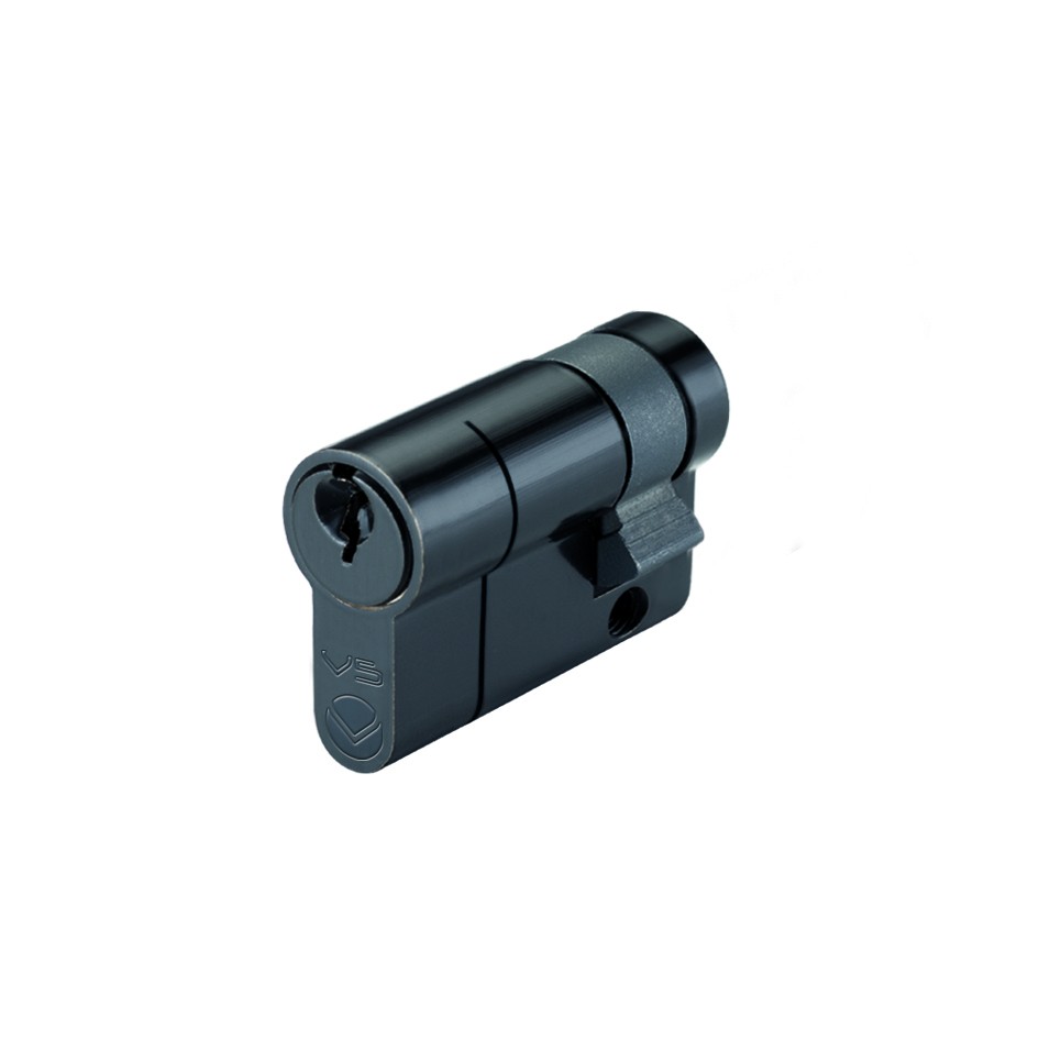 Matt Black Antimicrobial Eco-Friendly Euro Profile Single Cylinders (K) – Master Keyed