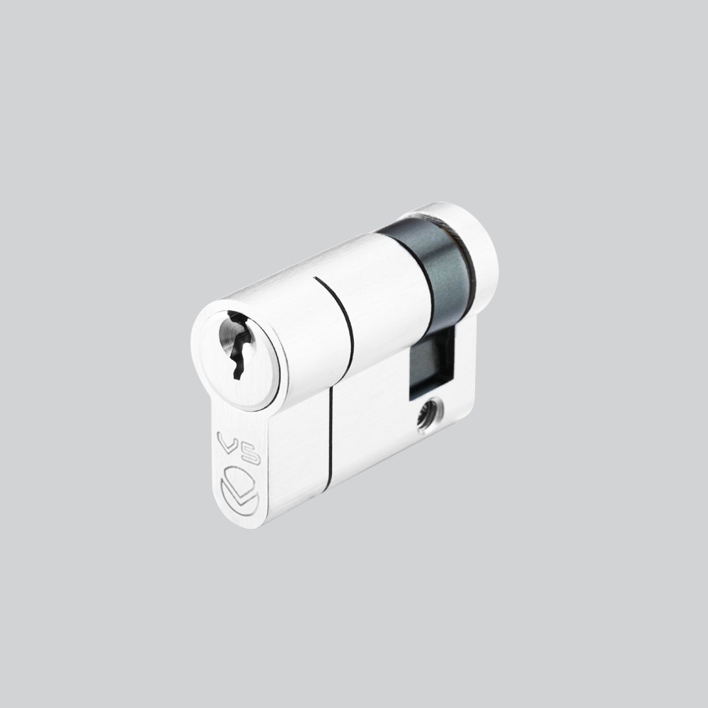 Matt White Antimicrobial Eco-Friendly Euro Profile Single Cylinders (K) – Keyed Alike