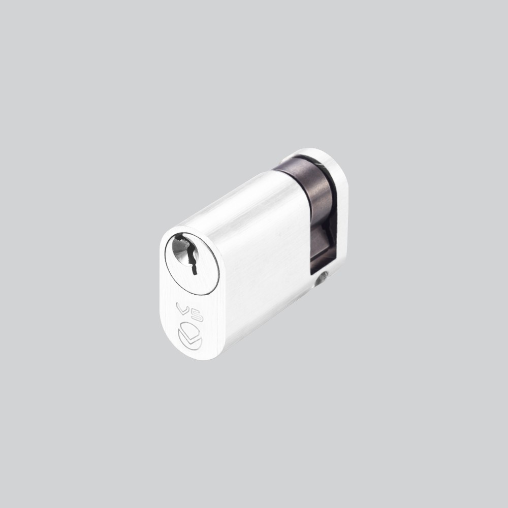 Matt White Antimicrobial Eco-Friendly Oval Profile Single Cylinders (K) – Master Keyed