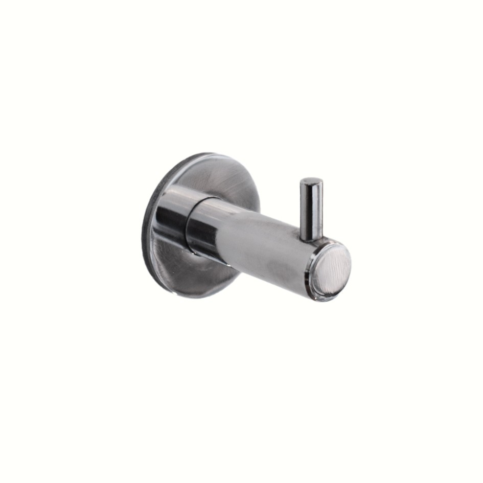 Polished Stainless Steel Peg Style Coat Hook on Rose