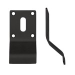 Matt Black Antimicrobial Eco-Friendly Cylinder & Key Door Pulls