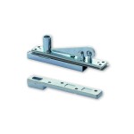 Matt White Antimicrobial Eco-Friendly Double and Single Action Accessory Strap Sets for Floor Springs & Floor Mounted Pivots