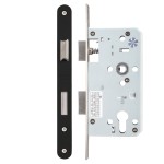 Matt Black Antimicrobial Eco-Friendly Heavy Duty Architectural DIN Euro Sash Lock Case (DDA)