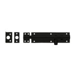 Matt Black Antimicrobial Eco-Friendly Barrel Door Bolts